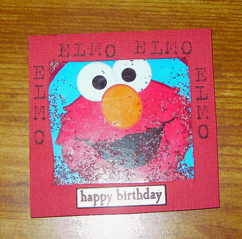 Elmo Happy birthday shaker