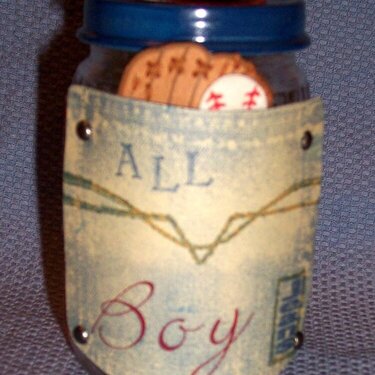 Front of Boy Baby Food Jar