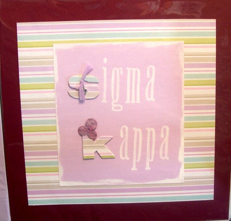 Sigma Kappa title page