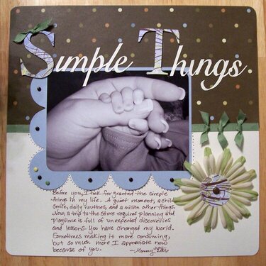 Simple Things (left page)
