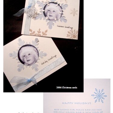 Christmas 2006 cards