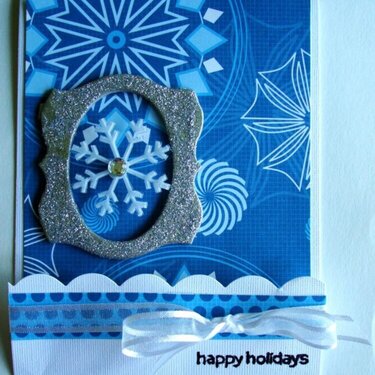 Happy Holidays card *** Black River Designs