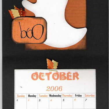 October Calendar for Jnjallen&#039;s swap