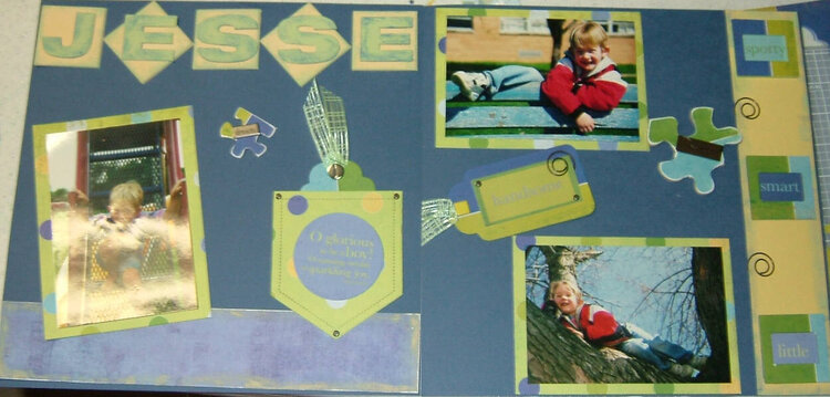 layout for my son Jesse
