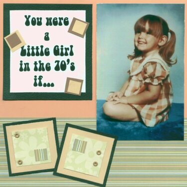 Little Girl in the 70&#039;s If...pg 1