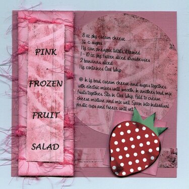 Pink Frozen Fruit Salad Recipe
