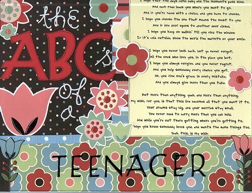 the ABC&#039;s of a TEENAGER