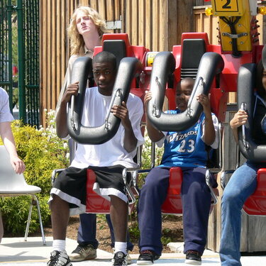 Nick and Najee on the ride