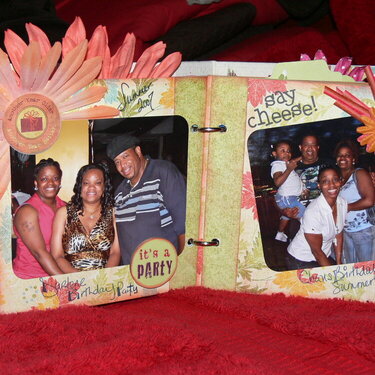 my altered mini book - Family