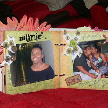 my altered mini book - Family