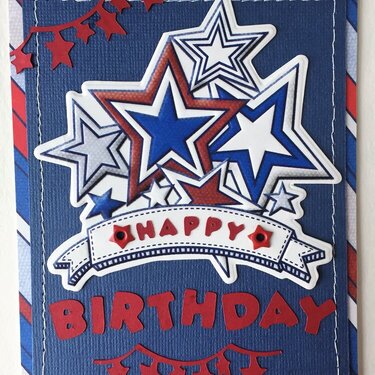 Star Birthday Card