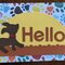 Hello card with dog