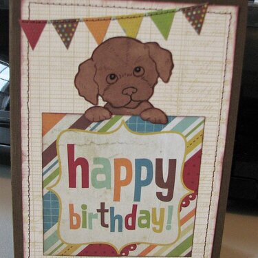 Stampendous dog card