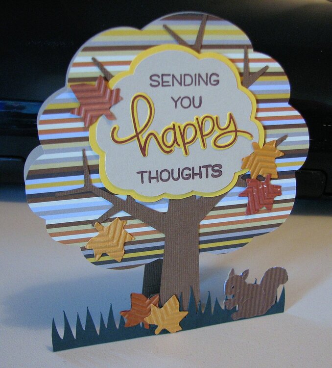 Happy Thoughts Fall Card