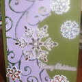 lavendar and green christmas card 1