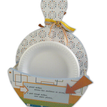 Paper Plate Holder