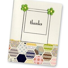 Thanks card using Lily Bee stamp