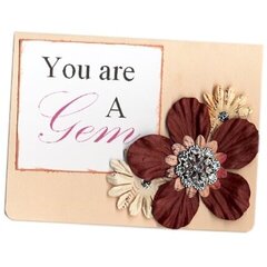 You are a Gem - using Bazzill Jewel Bling Buttons