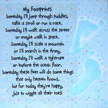 Ethan&#039;s footprint page