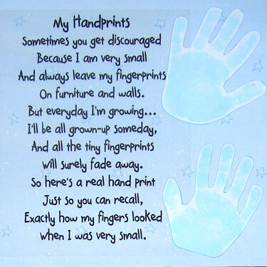 Matthew&#039;s Handprint