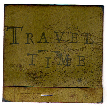 Travel Time matchbook