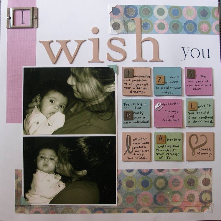 I wish you ...