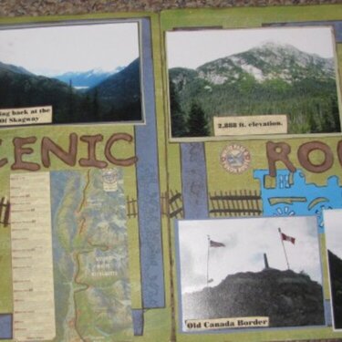 Take The Scenic Route 2 Page Layout
