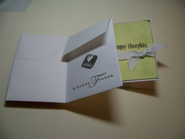 Envelopes as Gift Card Holder