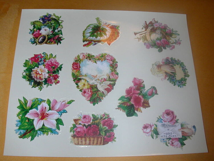floral design stickers