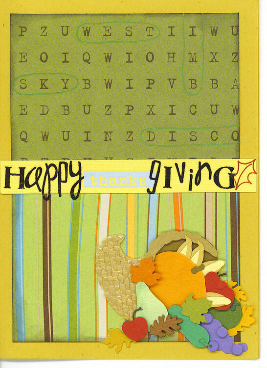 Happy Thanks Giving Card