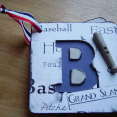 Mini Letter Baseball Album