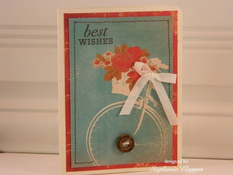 Best Wishes (on wheels) Card