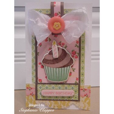 Cupcake Birthday Card