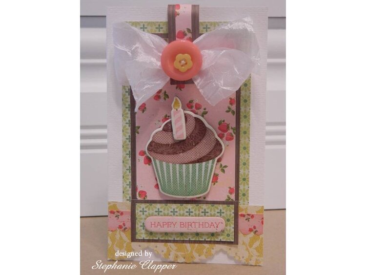 Cupcake Birthday Card