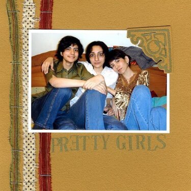 Pretty Girls {CHA in Spirit Cardstock Challenge/DW2007}