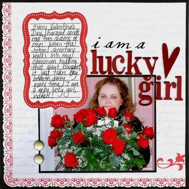 I am a lucky girl {CHA-in-Spirit Cynthia&#039;s flower challenge}
