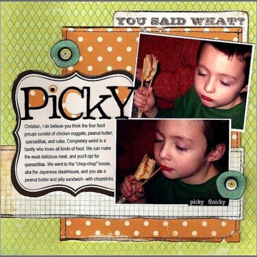 Picky {Sketch This! #49}