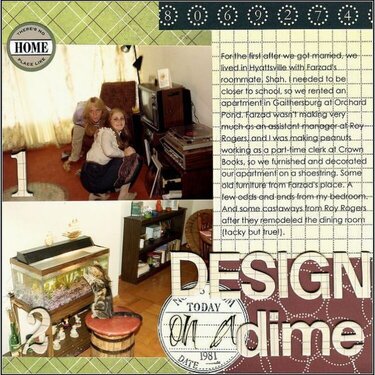 Design on a Dime {Re-dos of some old pages}