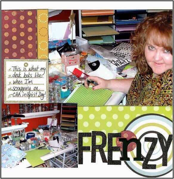 Frenzy {CHA in Spirit Messy Desk Challenge}