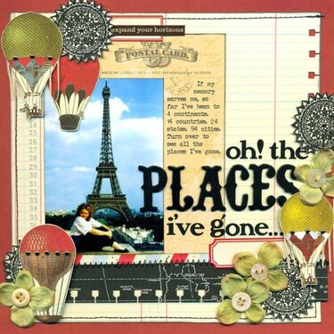 Oh! The Places I&#039;ve Gone {Scrap Yourself #6}