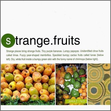 Strange Fruits {Pub Ad Inspiration Challenge}