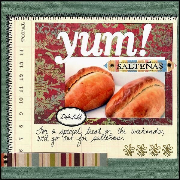 Yum! Saltenas {March Scrapologie Kit}