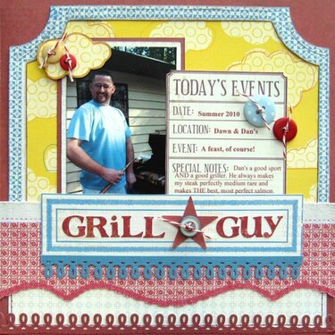 Grill Guy {Work in Progress November kit}