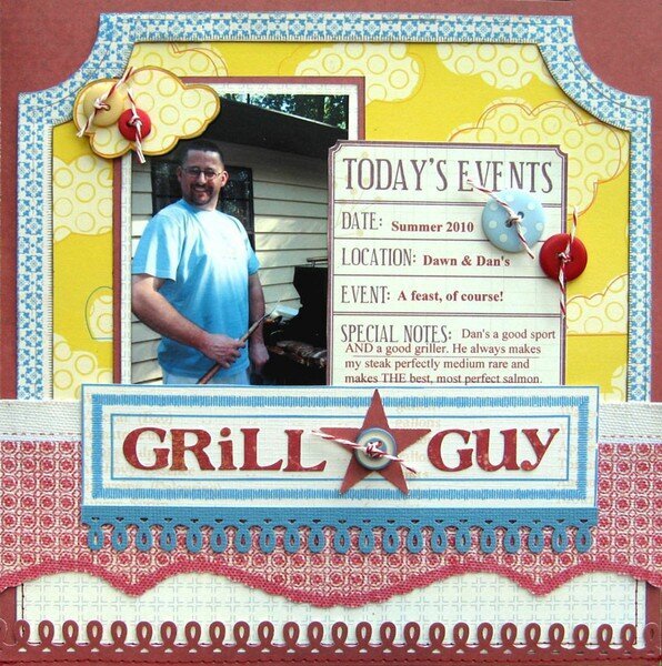 Grill Guy {Work in Progress November kit}