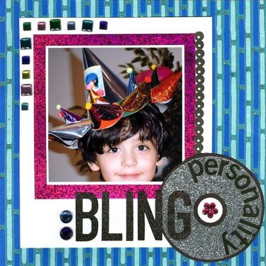 Bling Personality {CHA in Spirit Bling It On Challenge}