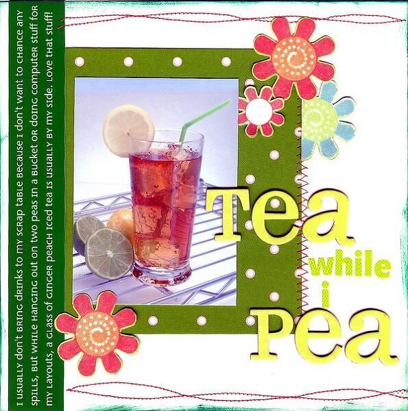 Tea while I Pea {Spider Girl&#039;s CHA in Spirit Challenge}