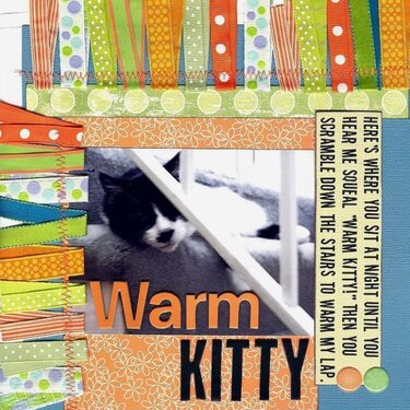 Warm Kitty {CHA in Spirit Ribbon Challenge}