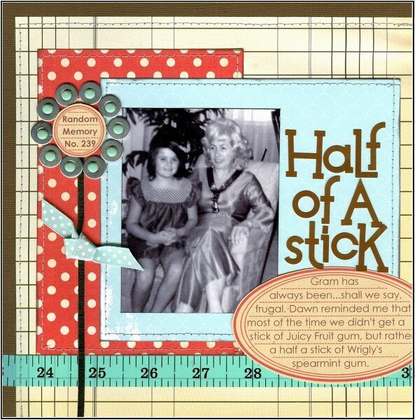 Half of a Stick {Monthly Kit, Pub Color Combo, Magazine Chal