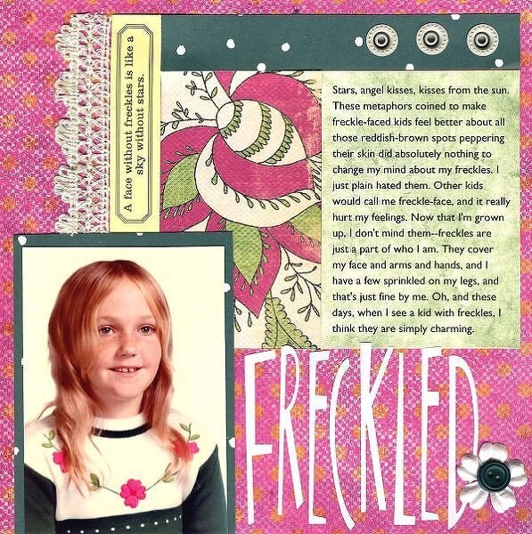 Freckled {DW, Patterned, &amp; Words to Go Challenges}