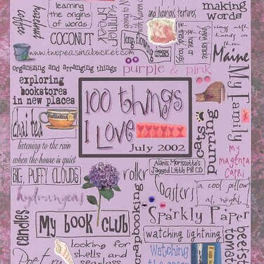 100 Things I Love